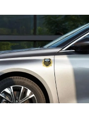Металлическая эмблема на автомобиль "GEELY" самоклеящаяся